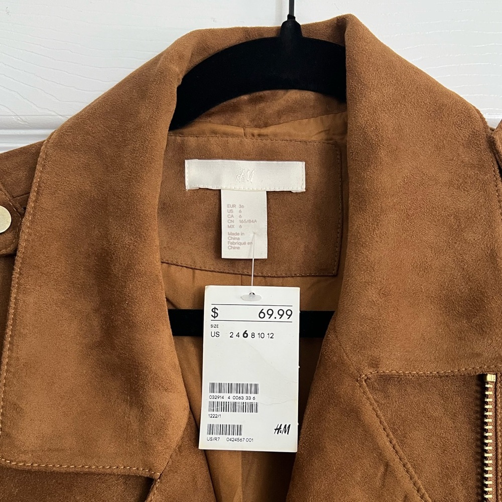 Faux Suede Jacket - Picture 6 of 6
